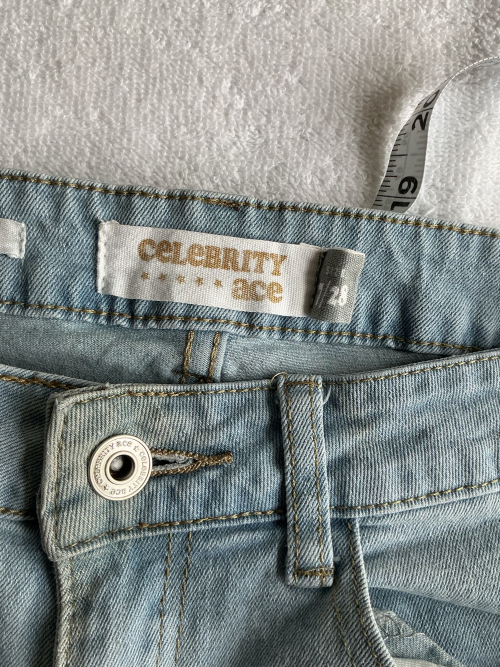 Light Blue Women's Straight-Leg Jeans with Subtle Embroidered Details r - Picture 10 of 14